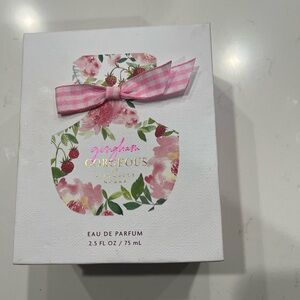 Bath & Body Works Gingham Gorgeous Perfume with Pink Floral Design
